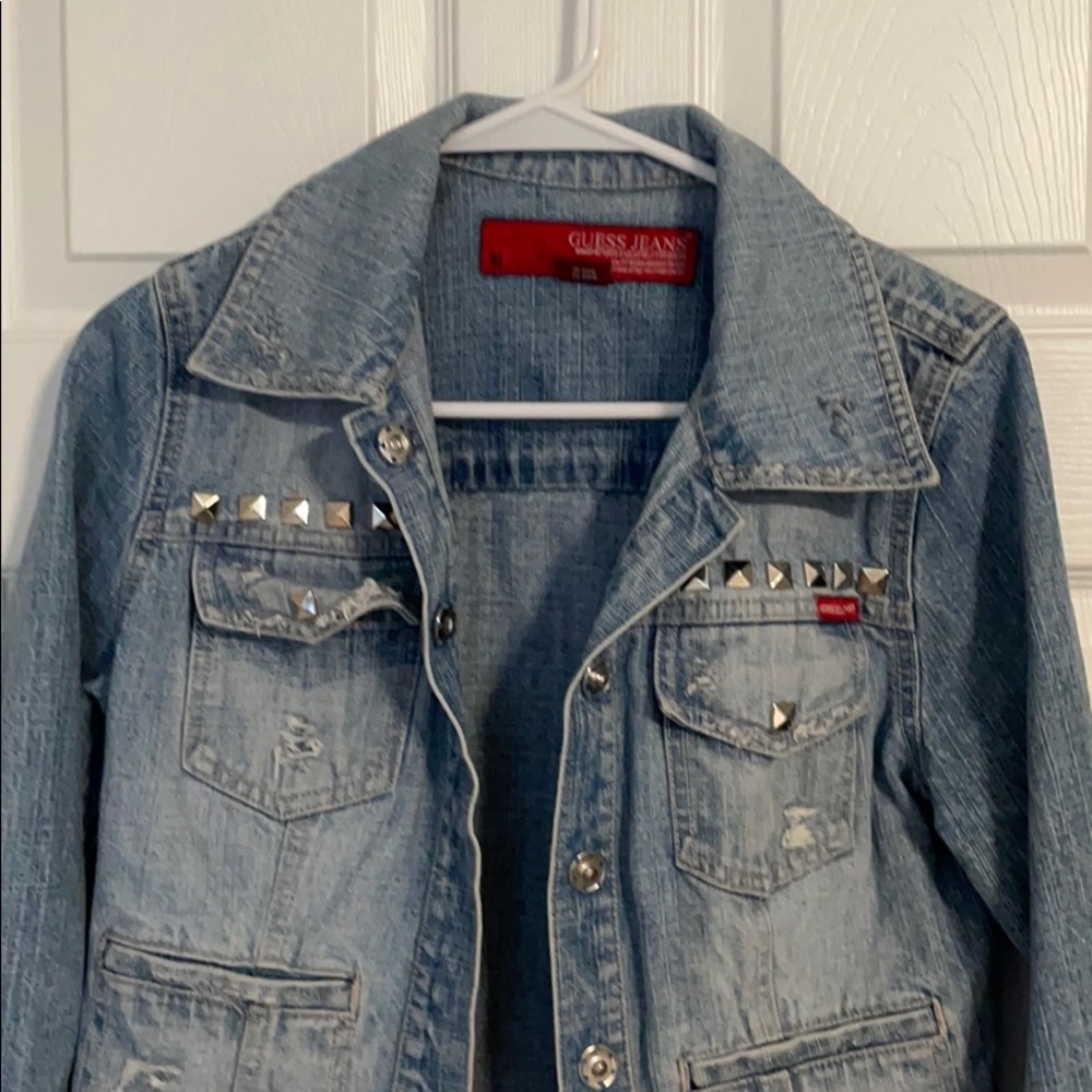 Guess jeans rhinestone jacket - Picture 2 of 6